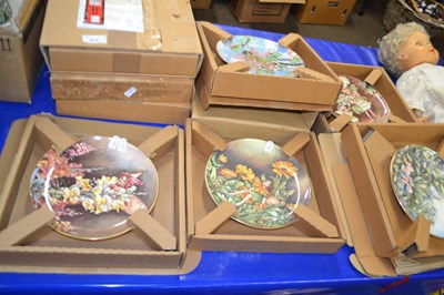 Lot 614 - Collection of flower fairy plates