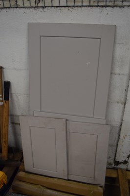 Lot 56 - Selection of painted cupboard doors