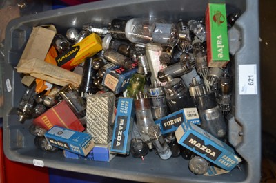 Lot 621 - Box of various Mazda and other radio valves