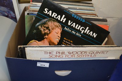 Lot 674 - Quantity of assorted LPs to include Sarah...