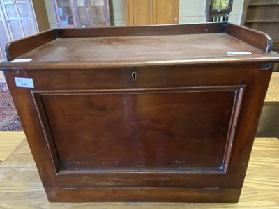 Lot 247 - Late 19th Century mahogany Clerks cabinet with...