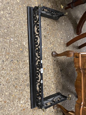 Lot 288 - Small cast iron fire fender