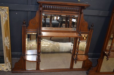 Lot 643 - Small late Victorian American walnut over...