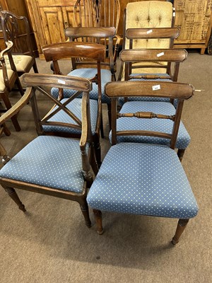 Lot 606 - Harlequin set of six various Georgian and...