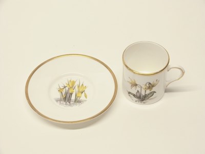 Lot 401 - Royal Worcester coffee set comprising six...