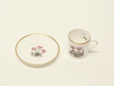 Lot 401 - Royal Worcester coffee set comprising six...