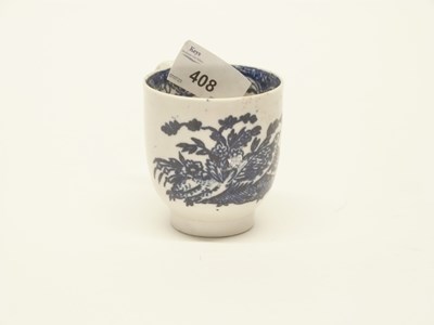 Lot 439 - A Liverpool porcelain cup with printed...