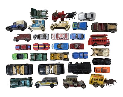 Lot 229 - A mixed lot of various play-worn die-cast toy...