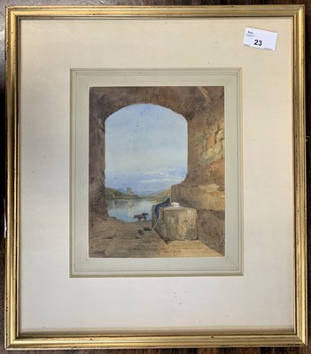 Lot 23 - Arthur Glennie OWS (1803-1890), "Composition...