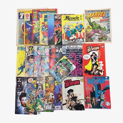 Lot 45 - A mixed lot of various vintage Marvel, DC and...