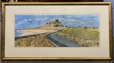 Lot 1 - John Booth RA (b.1941), "Barnburgh Castle",...