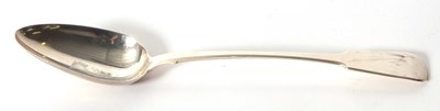 Lot 26 - A George III silver fiddle pattern basting...