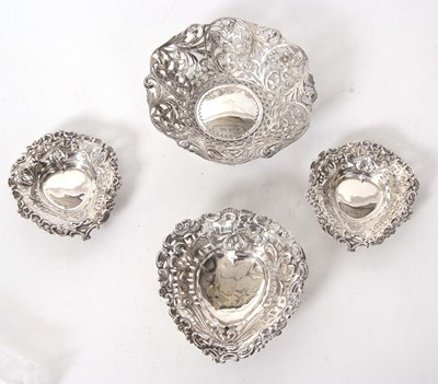 Lot 64 - Mixed Lot: A Victorian silver shallow dish...