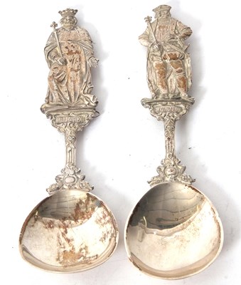 Lot 79 - Two Berthold Muller decorative spoons, the...