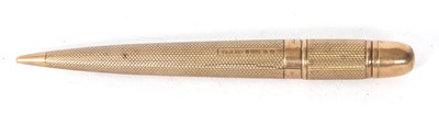 Lot 157 - A 9ct gold cased Mordan Everpoint pencil circa...