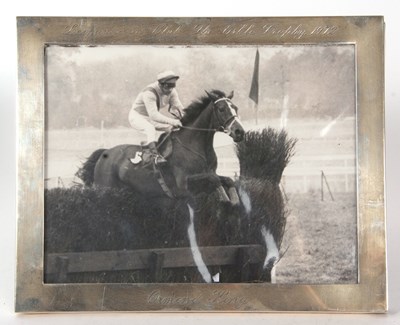 Lot 229 - Horse Racing Interest - Hallmarked silver...