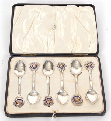 Lot 260 - Motoring Interest - Cased set of six George V...