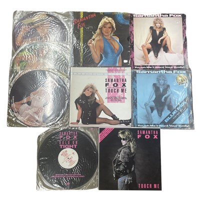 Lot 187 - A collection of Samantha Fox 12" vinyl LPs and...