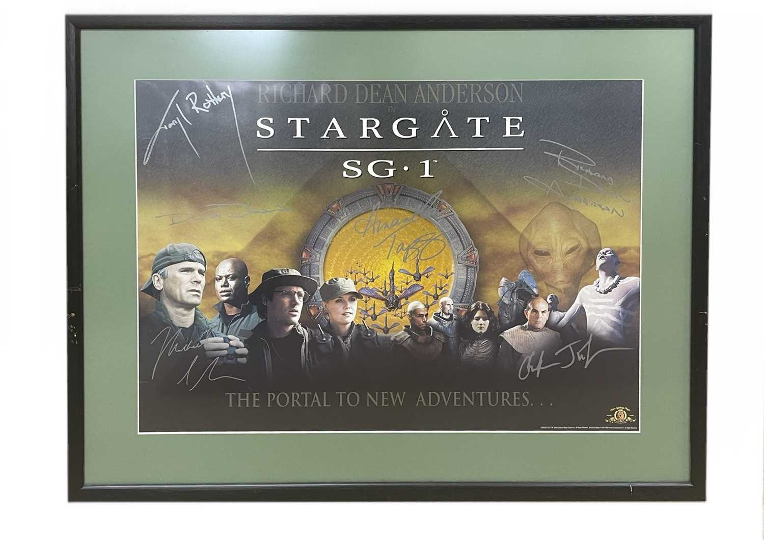 Lot 68 - A Stargate SG-1 poster, 'The Portal to New...