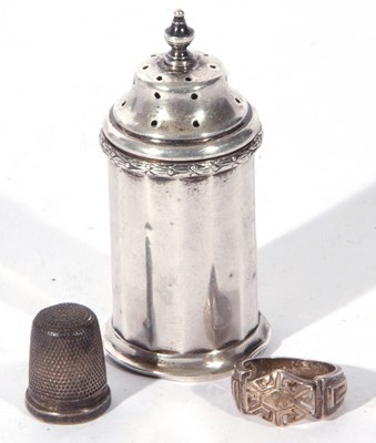 Lot 147 - Mixed Lot comprising a silver pepper pot,...