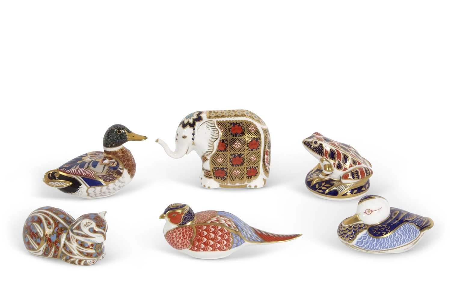 Lot 31 - Group of Royal Crown Derby Paperweights...