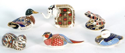 Lot 31 - Group of Royal Crown Derby Paperweights...