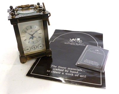 Lot 386 - Repeater Carriage Clock by Matthew Norman