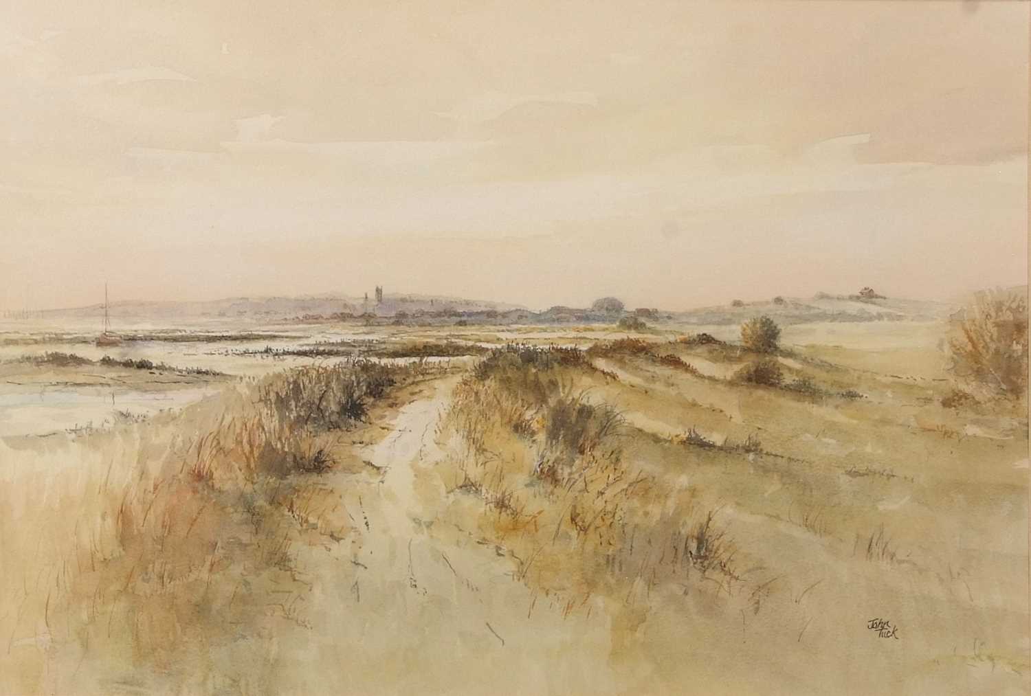 Lot 113 - John Tuck (British, 20th century), Landscape...