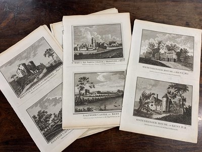 Lot 69 - Approx.35 assorted copper plate engravings,...