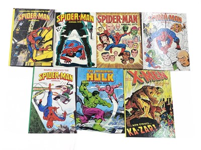 Lot 95 - A collection of various 1970s/80s Marvel...