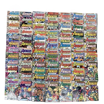 Lot 76 - A large collection of The Avengers comic books...