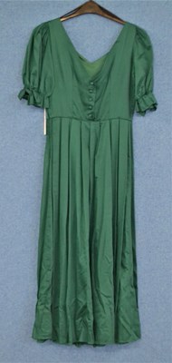 Lot 45 - A c.1980's Laura Ashley green cotton dress,...