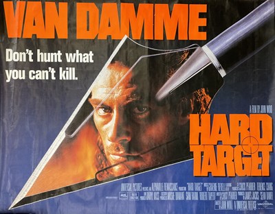 Lot 144 - A very large advertising film poster for Hard...