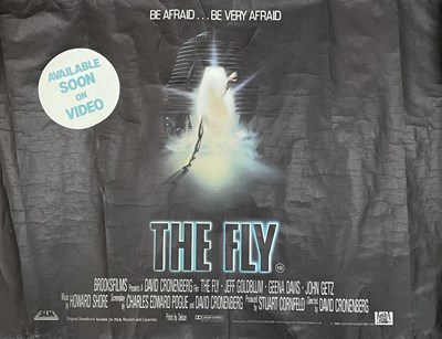 Lot 166 - A quad film poster for The Fly (1986),...