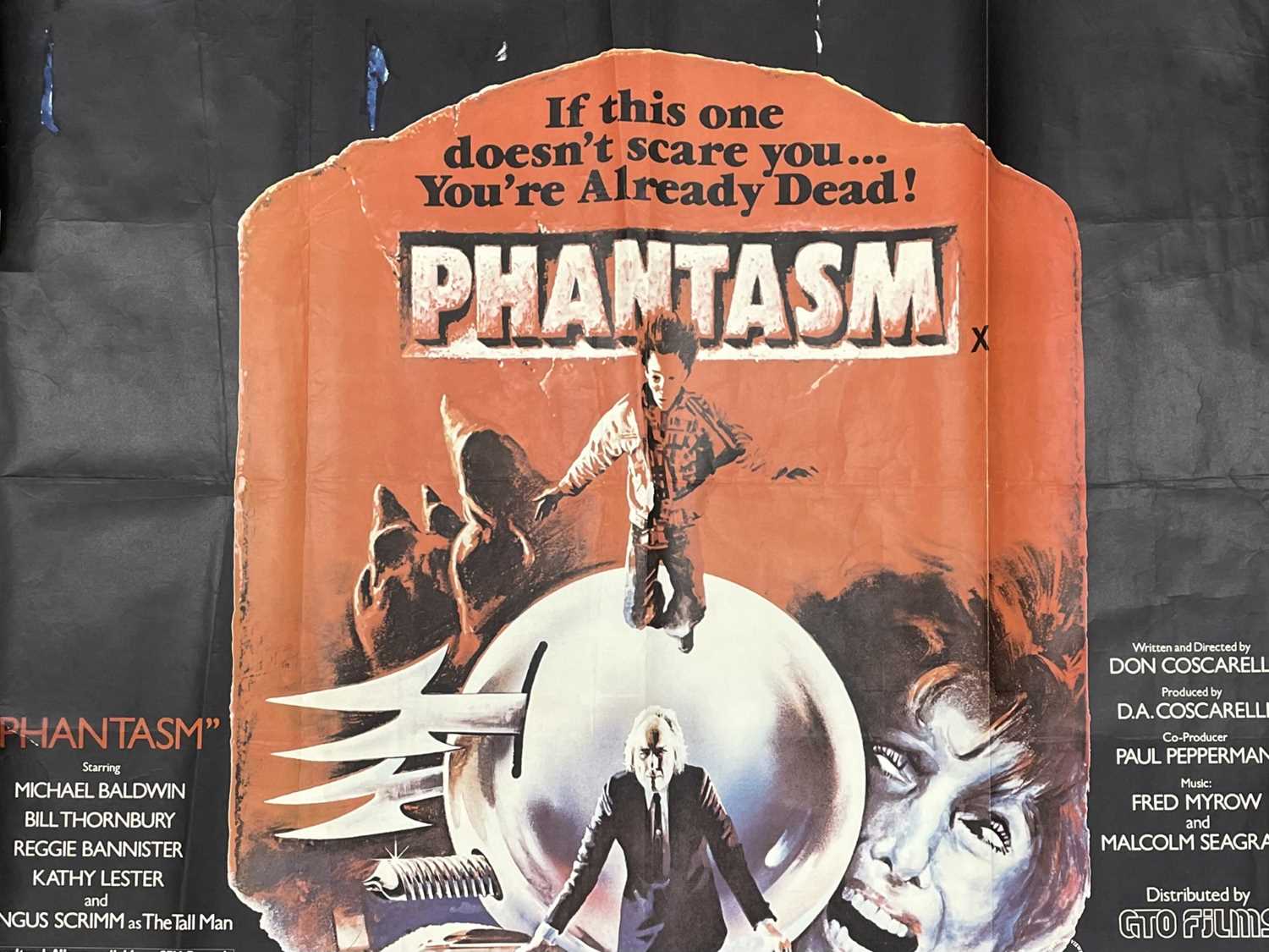 Lot 168 - A quad film poster for Phantasm (1979)