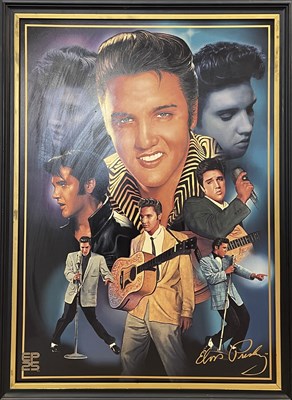 Lot 346 - A limited edition framed Elvis Presley...