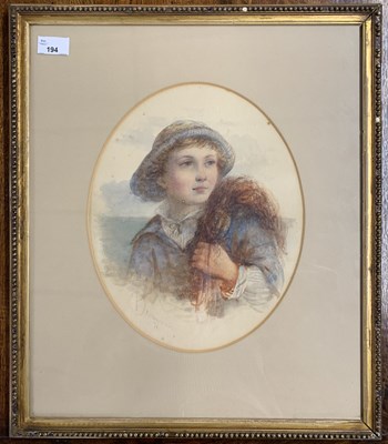 Lot 194 - James Drummond RSA (1816-1877), Portrait of a...