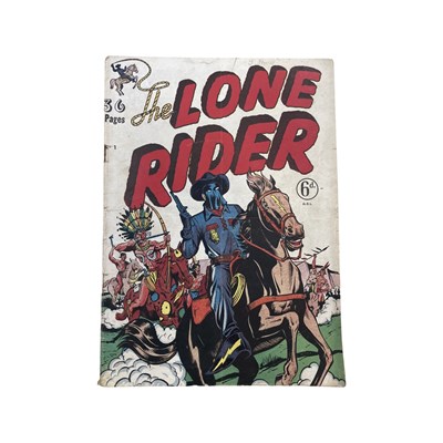 Lot 41 - A 1951 copy of The Lone Rider comic book,...