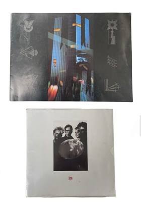 Lot 330 - A pair of Depeche Mode tour programmes, to...