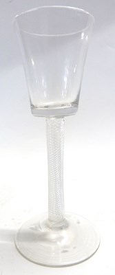 Lot 318 - 18th century Air Twist Wine Glass