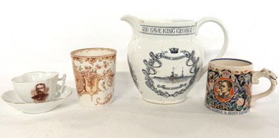 Lot 380 - Mixed Lot WW1 commemorative ceramics